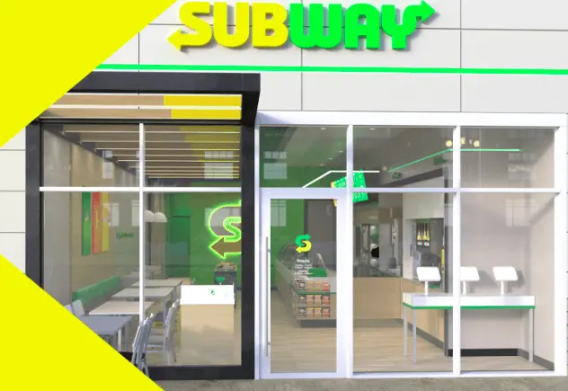 Subway outside view